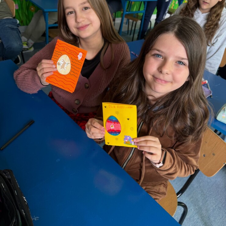 Wielkanocne kartki klasy 4B 4 GDKK3975 uai