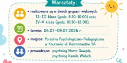 Plakat odkrywcy wakacje 2026 uai