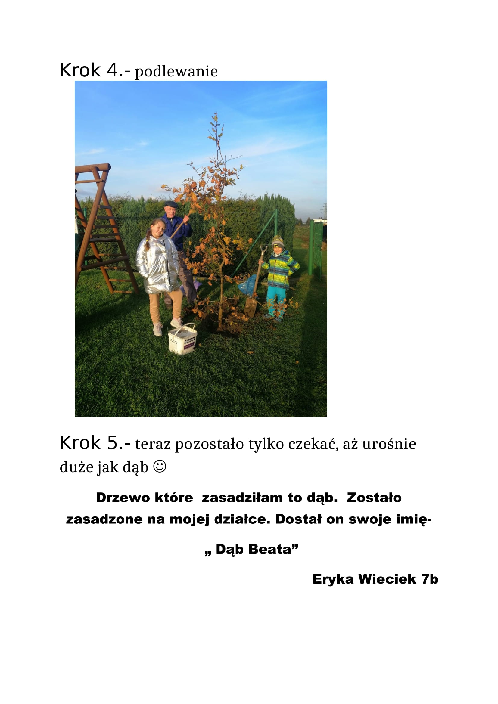 Konkurs na posadzenie swojego drzewa 2